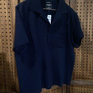 Todd Snyder Herringbone Wool Medium Polo